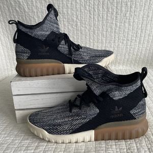 Adidas Tubular X Primeknit Black Blue Sneakers / High Top / Men’s Size 11